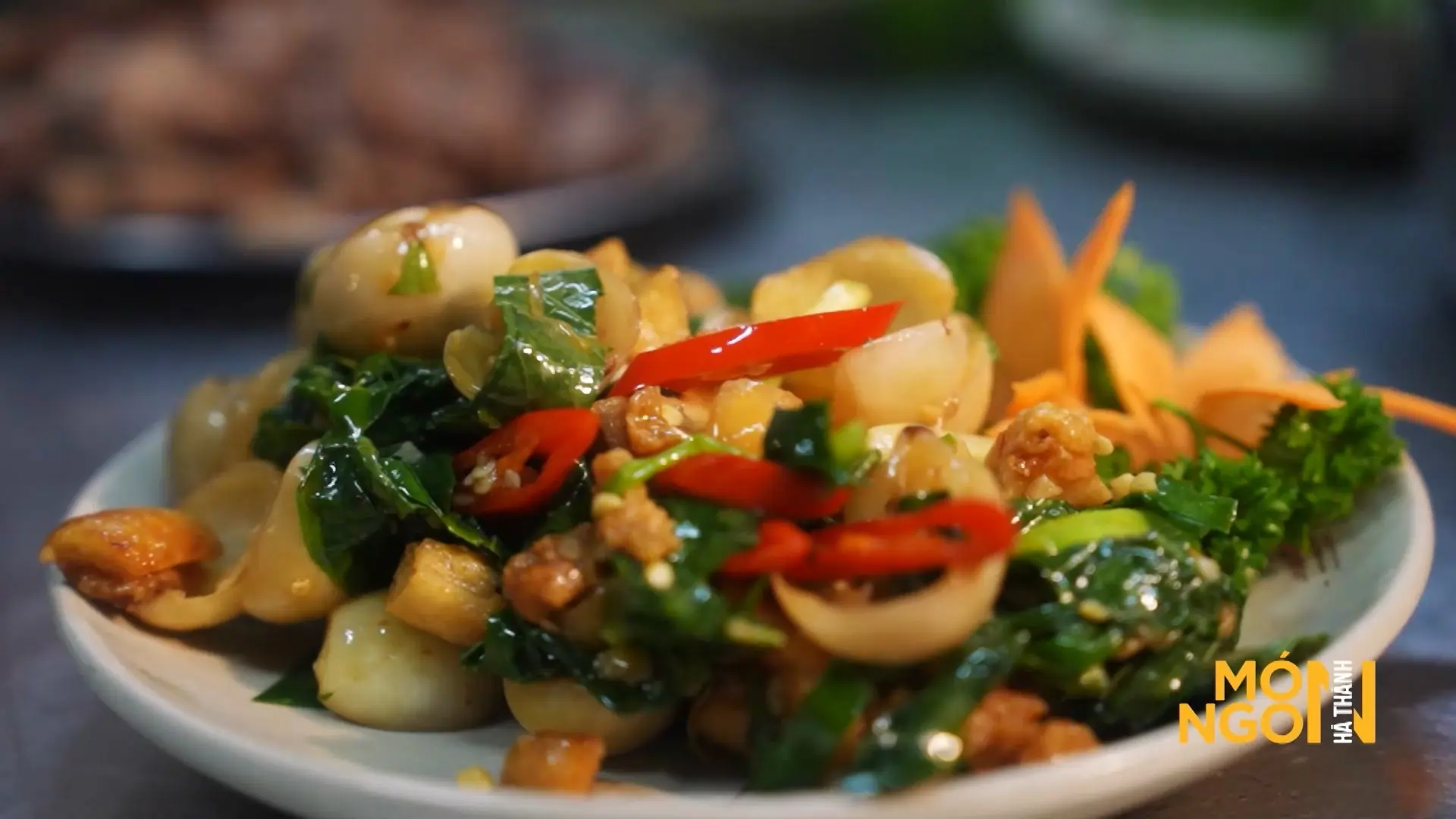 Cà pháo xào tóp mỡ